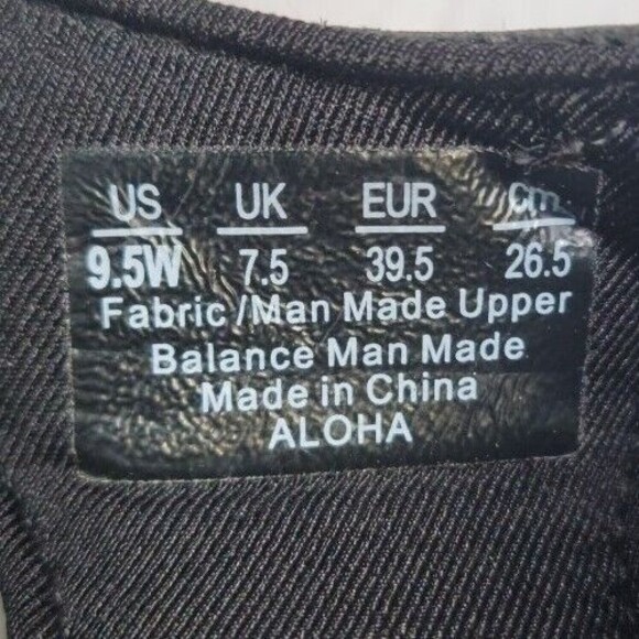 Ryka Women's Adjustable Wedge Sandals Aloha Black size 9.5W Strappy Cute Comfort - Picture 9 of 10